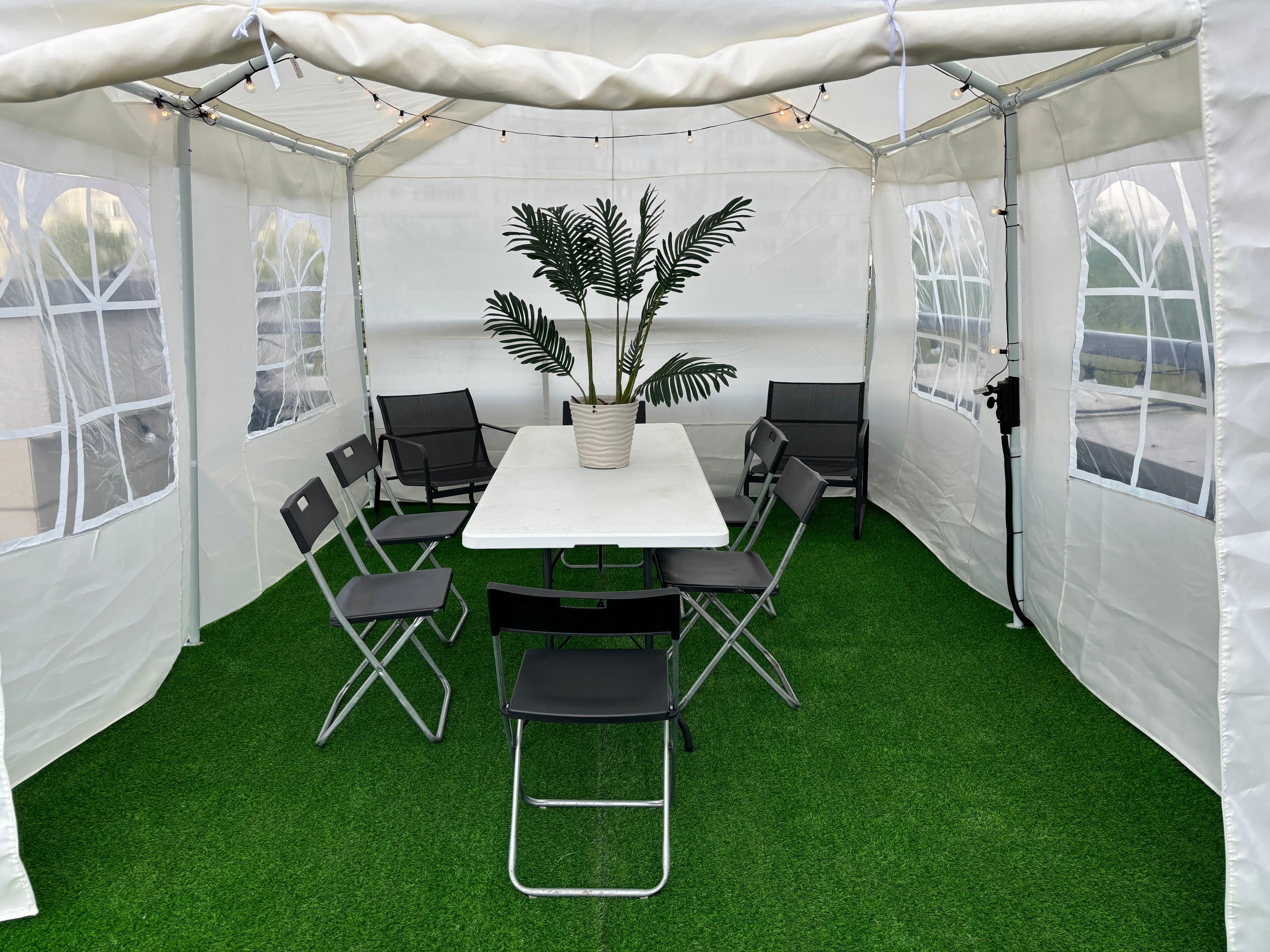 Лофт с шатром и грилем