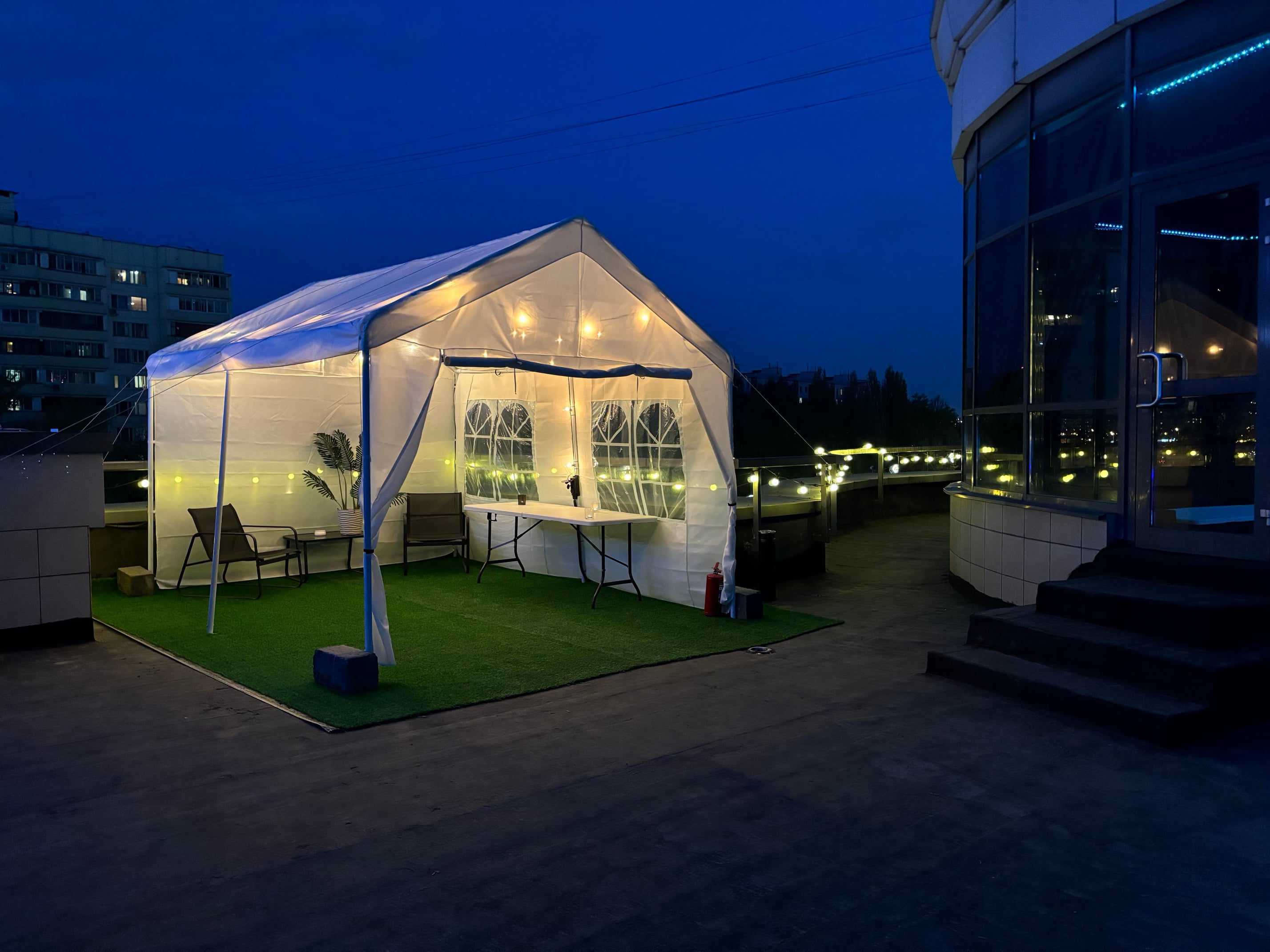 Лофт c верандой и грилем